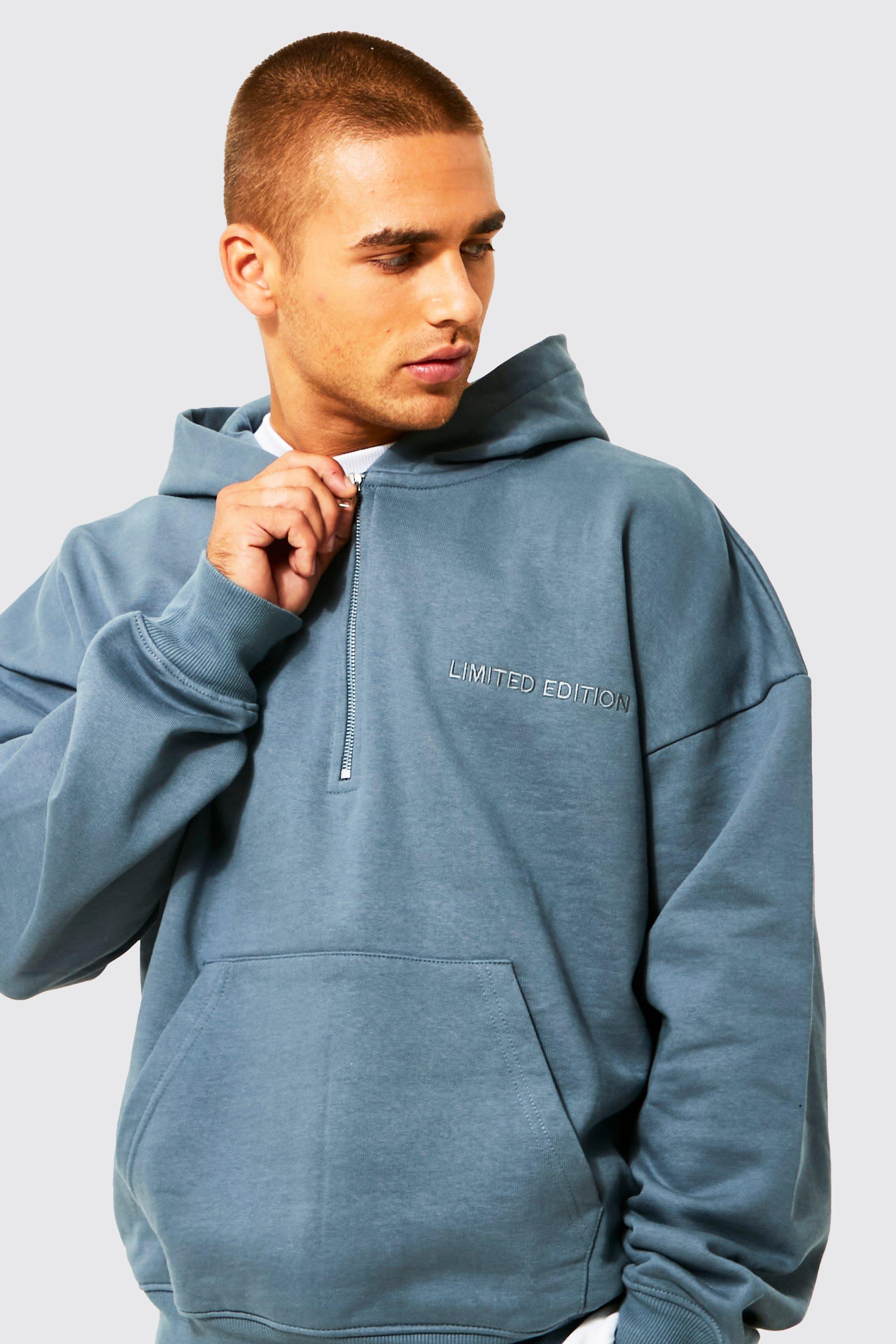 Oversized Heavyweight Limited Half Zip Hoodie